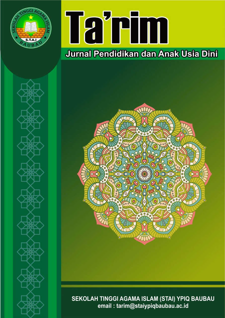 Ta'rim: Jurnal Pendidikan dan Anak Usia Dini