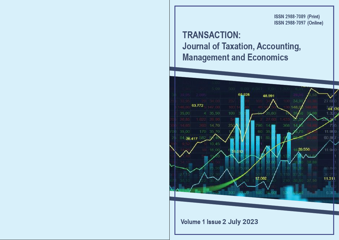 TRANSACTION: Journal of Taxation, Accounting, Management and Economics