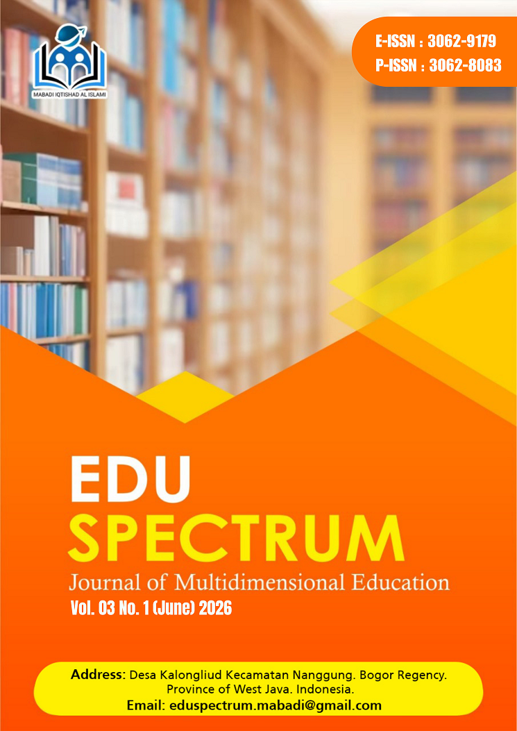 Edu Spectrum: Journal of Multidimensional Education