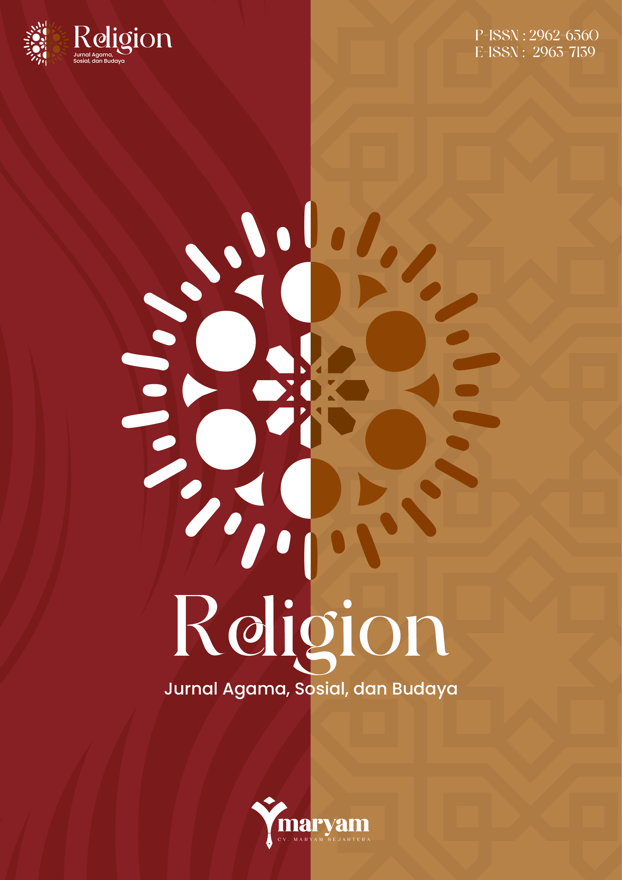 Religion : Jurnal Agama, Sosial, dan Budaya