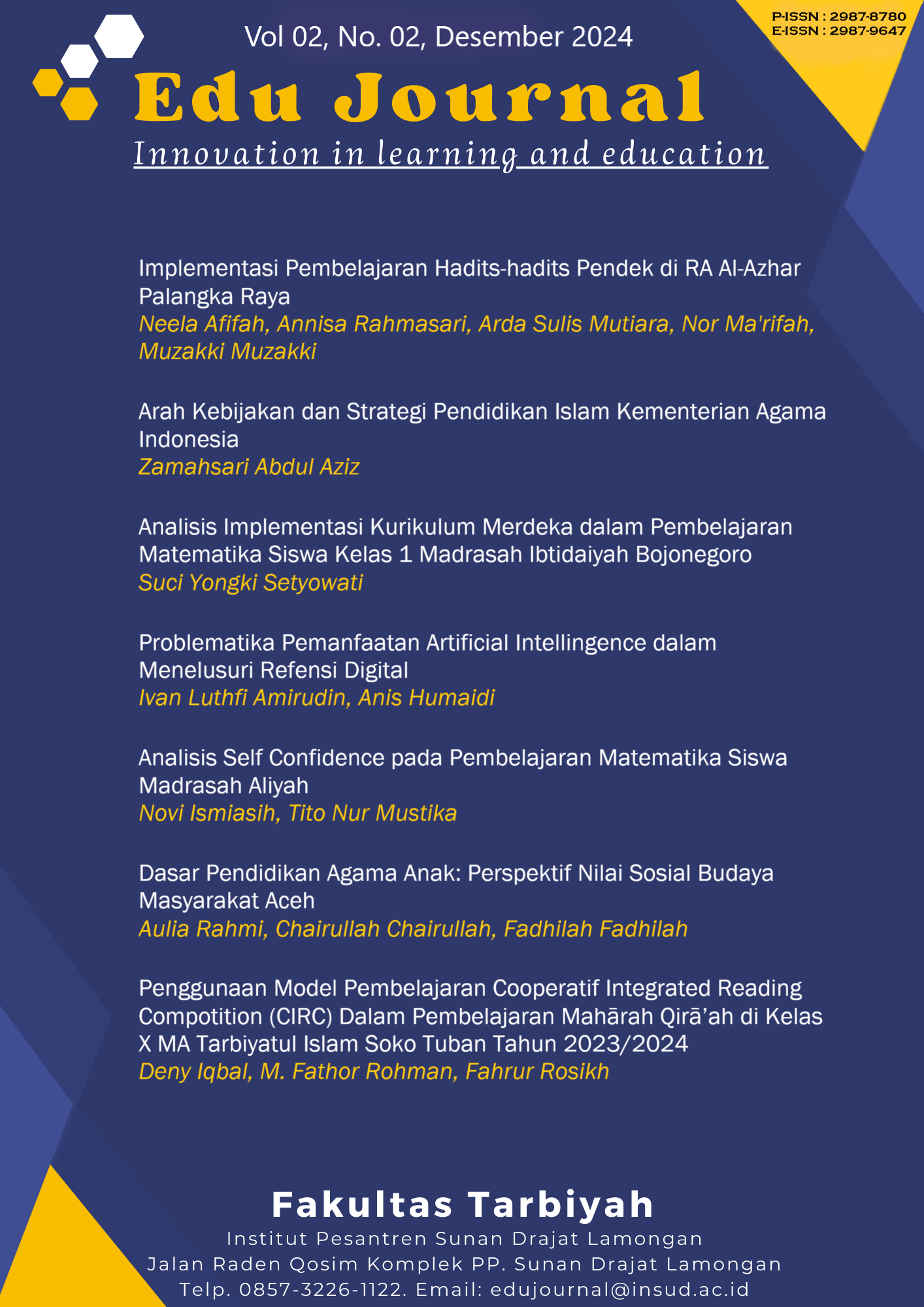 Edu Journal Innovation in Learning and Education