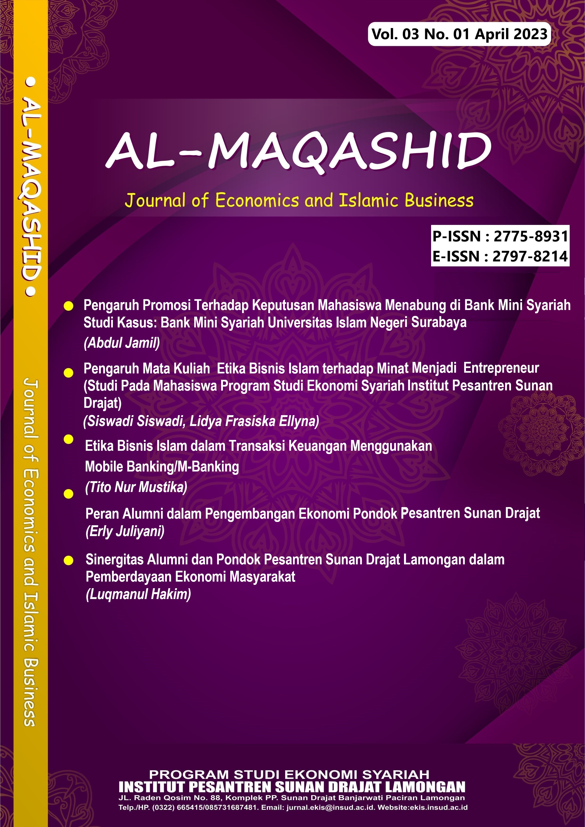 Journal of Economics and Islamic Business