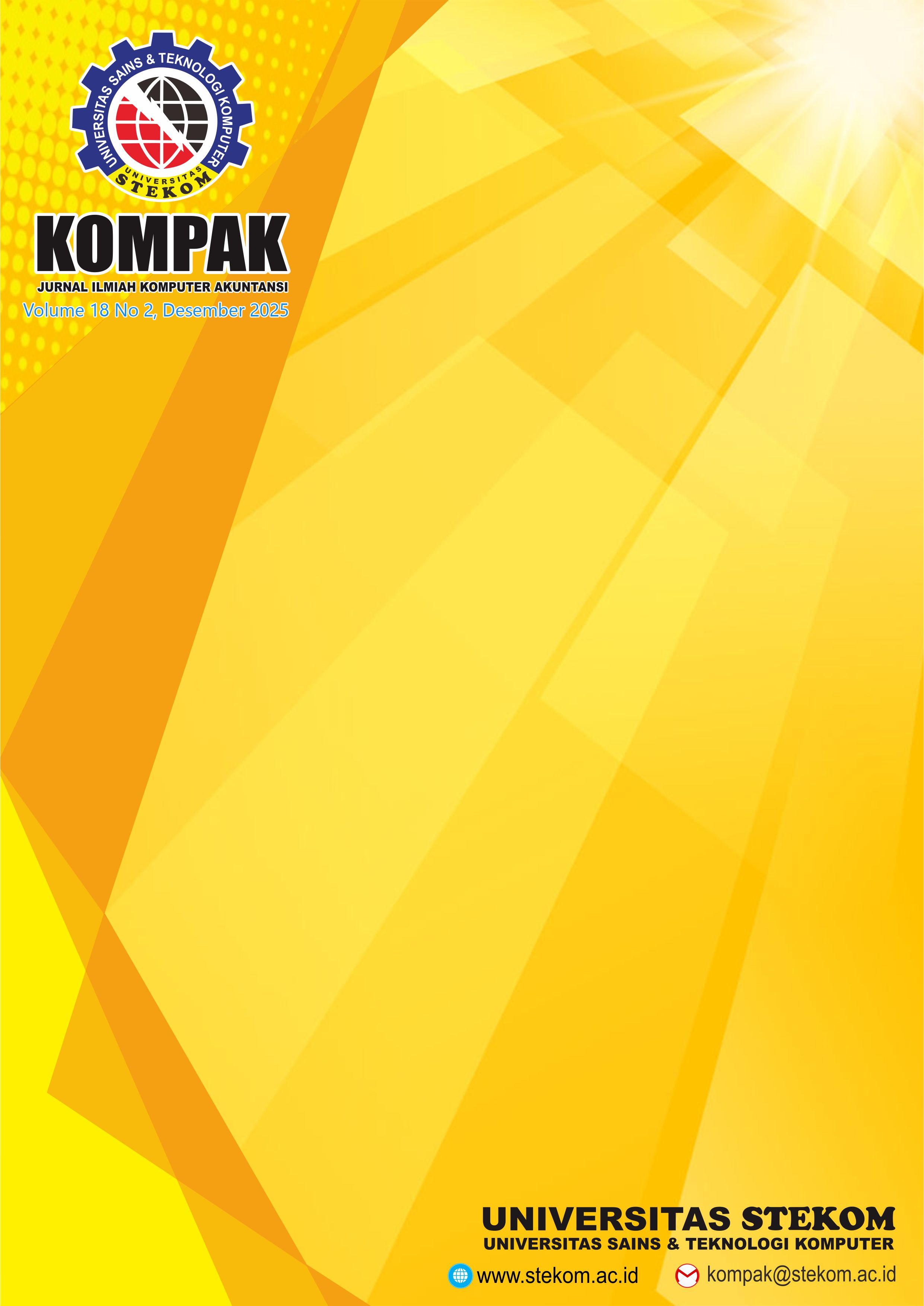 Kompak : Jurnal Ilmiah Komputerisasi Akuntansi